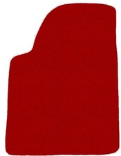 Fußmatte FAHRER, Teppich für Mazda 323 BG IV 3t 1989-1994, Rot x14 Rand