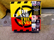 THE CLASH THE SINGLES BOX SET LTD 27335 19 CD SINGLES WITH BOOKLET AND BAND