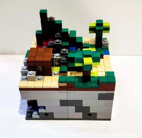 LEGO Minecraft 21102 Minecraft Micro World the Forest Complete Clean No Box 2012