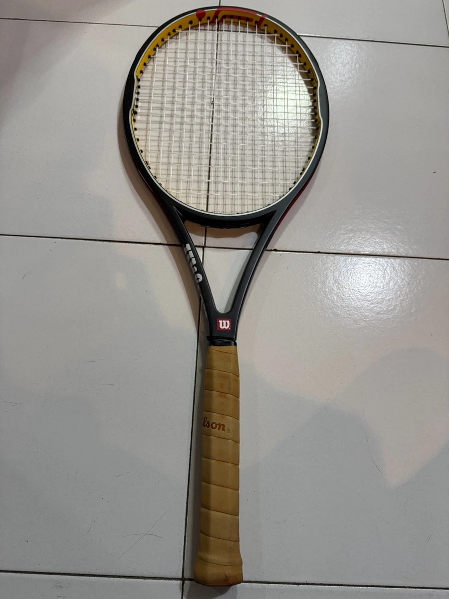 Raquette De Tennis Wilson Hyper Carbon Pro Staff 6.1 - Modèle Gaston Gaudio, Double Braid, Occasion