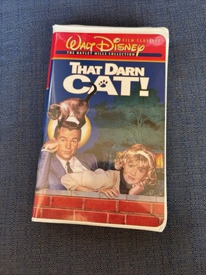 Disney Classics VHS: That Darn Cat, clamshell. Vintage Untested See pics (42)