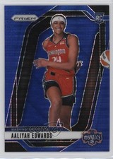 2024 Panini Prizm WNBA Blue Pulsar Prizm 53/199 Aaliyah Edwards #142 11ba