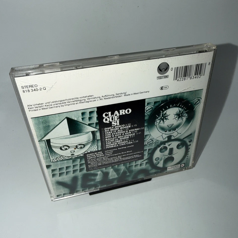 Claro Que Si Yello (CD, 1981) Yello Sound Productions - Ralp Records - Bild 2 von 4