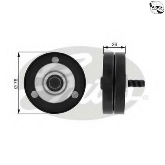 DEFLECTIONGUIDE PULLEY VRIBBED BELT T36182 FOR VAUXHALL ZAFIRA/Mk/II ASTRAVAN - Image 15