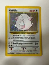 Chansey 3/102 Holo Holo Rare Base Set Unlimited Pokemon Holo Lightly Played on eBay