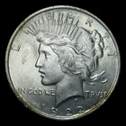 1922 Peace Dollar Silver ---- Gem BU Condition Stunning Coin ---- #PP742