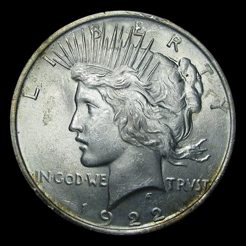 1922 Peace Dollar Silver ---- Gem BU Condition Stunning Coin ---- #PP742