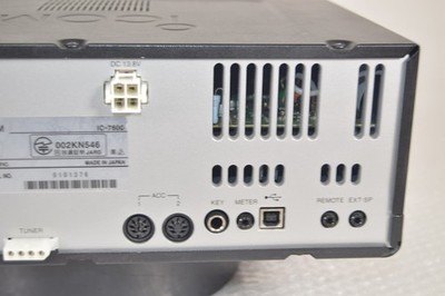ICOM IC-7600 HF 50MHz 100W All Mode Ham Radio Transceiver Tested W