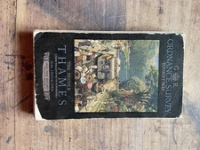 The Middle Thames Ordnance Survey Map - 1926 Cloth Mounted in Sections Antique