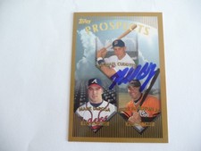 MICHAEL CUDDYER MINNESOTA TWINS AUTOGRAPHED 1999 TOPPS PROSPECTS BASEBALL CARD