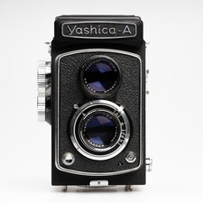 *MINT* SERVICED Yashica-A TLR Camera Japan Yashikor 3.5/80 Rolleiflex D Yashica