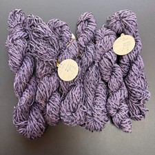 NORO SHABON YARN - 6 Skeins No: 16 Lot: J-K Purple Cotton/Rayon Worsted 87 YDS