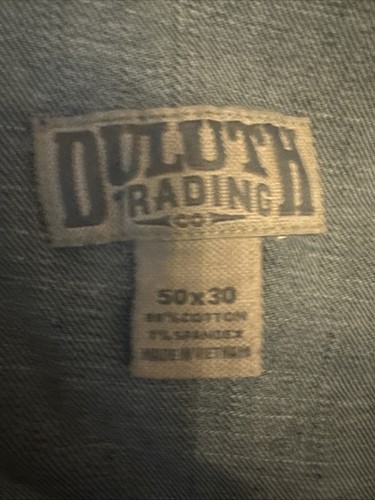 Duluth Trading Co Jeans Herren 50x30 Ballroom Flex Relaxed Fit Denim Blau - Bild 4 von 6