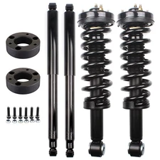 2.5" Front Leveling Kit & Front Struts & Rear Shocks for 2009-2012 Ford F150 2WD