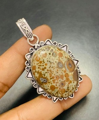 Asteroid Gemstone 925 Sterling Silver Handmade Pendant Jewelry Gift For Love