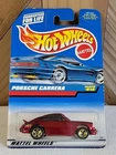 New 1998 Hot Wheels PORSCHE Carrera '98 Blue Card Collector #818 VTG