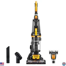 Powerful Bagless Upright Vacuum Cleaner for Carpet & Pet Hair, Lightweight,