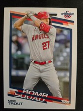 2022 Topps Opening Day Baseball BOMB SQUAD BS-8 Mike Trout - Los Angeles Angels