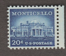 1956 US 1047 MONTICELLO MNH