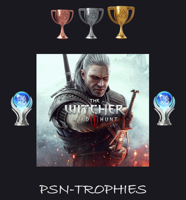 The Witcher 3 PS4 Trophäen 100% Platinum Trophy Service (safe/legit)
