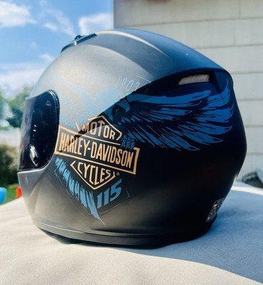 Harley-Davidson Black 115th Anniversary/Full Face Helmet/Dark