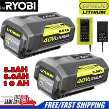 3.5-10Ah For Ryobi 40V Lithium Battery OP4060 OP4030 OP4050 OP40602 OP40261