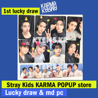 Stray Kids KARMA pob photocard POP UP store Lucky Draw photocard