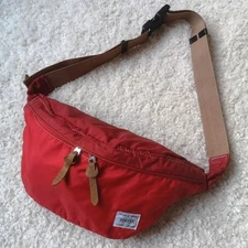 Porter Reef Nylon Waist Bag, Red Yoshida JP BAG