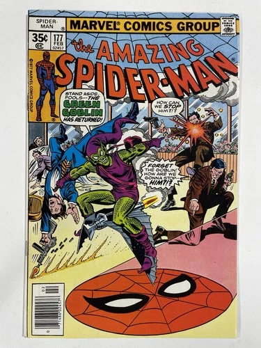 Amazing Spider-Man 177 NM- Near Mint- 9.2 Marvel 1977 Newsstand