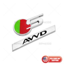 Jaguar Rear Liftgate Tailgate Bumper S Awd Sport Nameplate Emblem Badge Chrome