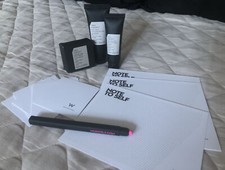 W Hotel Travel Supplies Stylus Pen, Note, Soap, Body Cleansing Cream & SLIPPERS
