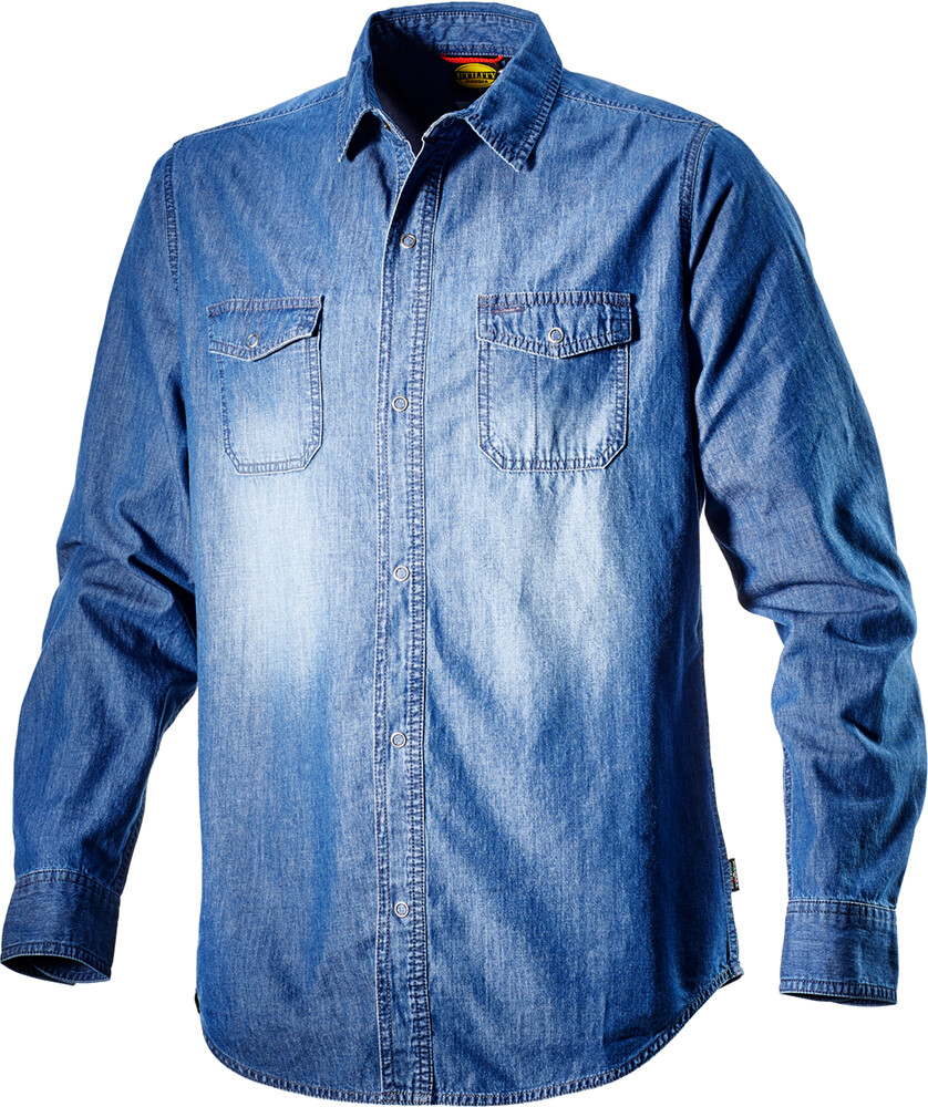 CAMICIA DENIM BLUE WASHING XXL
