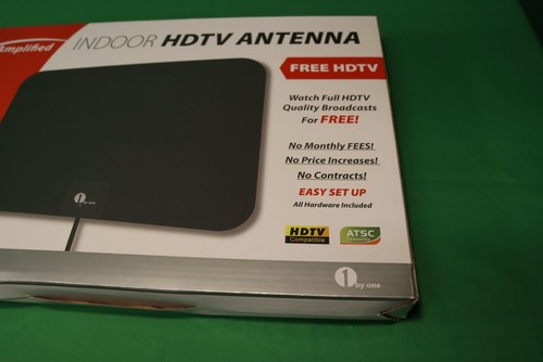 ViewTV Flat HD Digital Indoor Amplified TV Antenna with Amplifier 50 ...
