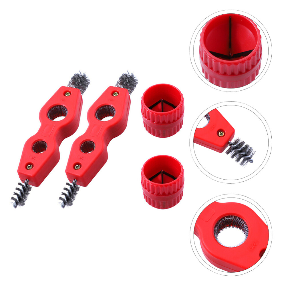 Aluminum Inner-Outer Pipe Reamer Brush Cleaning and Maintenance Tool