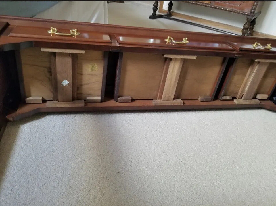 VTG Bombay Company Wood Console Table Mahogany Furniture eBay