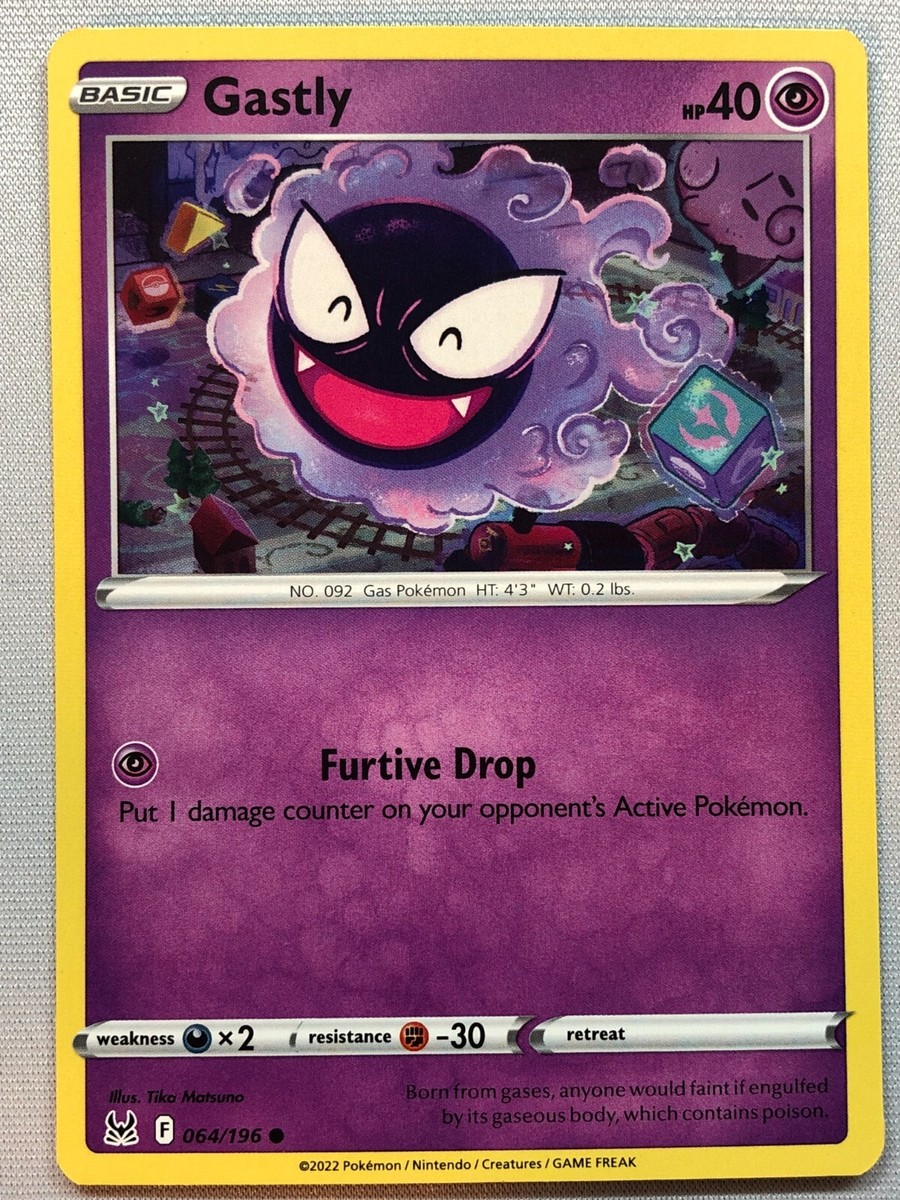ゴース Gastly 旧裏 Old Back Pokemon Lost Origin Gastly 64/196 NM/M | eBay