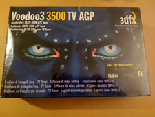 3dfx Voodoo3 3500 TV AGP 16Mb - BNIB - NEW & SEALED NOS Voodoo