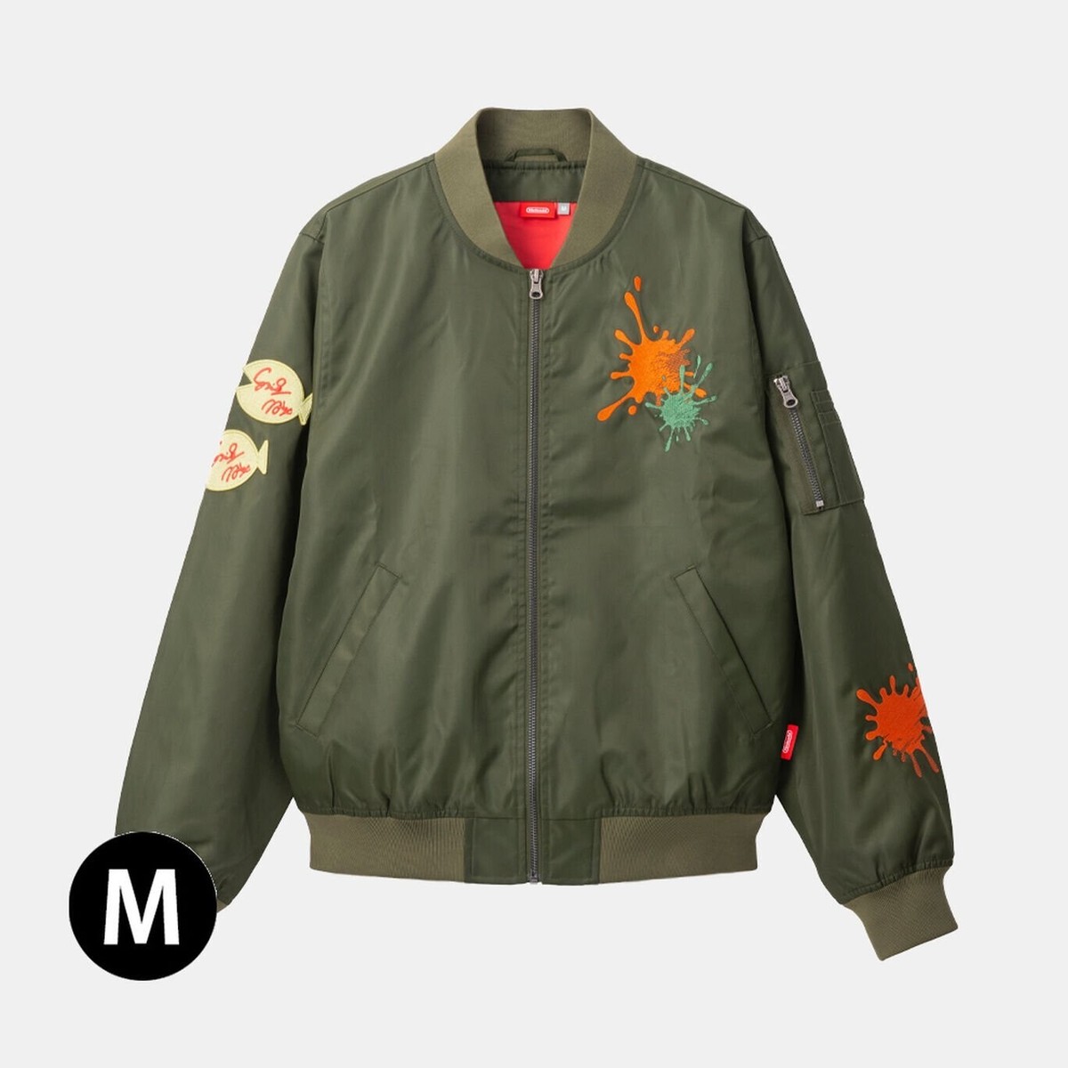 ♦︎美品♦︎ スプラトゥーン3 サーモンラン ジャケット Mサイズ MA-1 スプラトゥーン3 サーモンラン ジャケット Mサイズ MA-1 【公式通販】