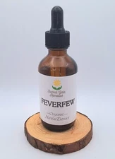 Feverfew Herbal Tincture, Headache, Migraines Organic Fresh Extract NON-GMO