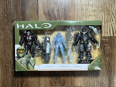 Halo Infinite Figures Tovaras, Master Chief, Hyperius, 10 Pieces New 5 Inch