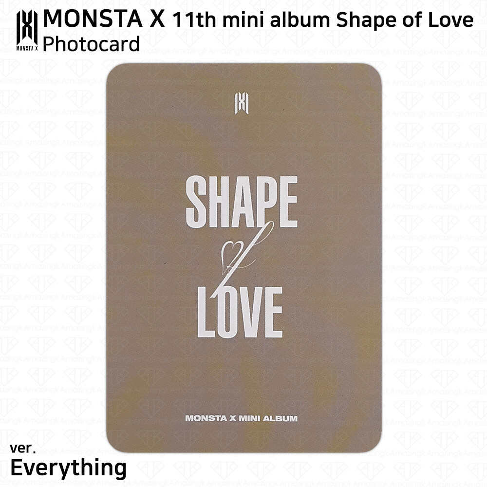 MONSTA X - Shape Of Love Mini Album (Originality Ver) + Photocard Set Esclusivo KPOP MARKET