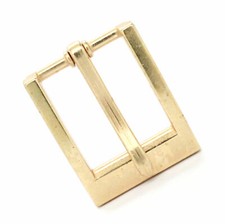 Heel Bar Belt Buckle Brass Plated 1-1/4" 1567-01