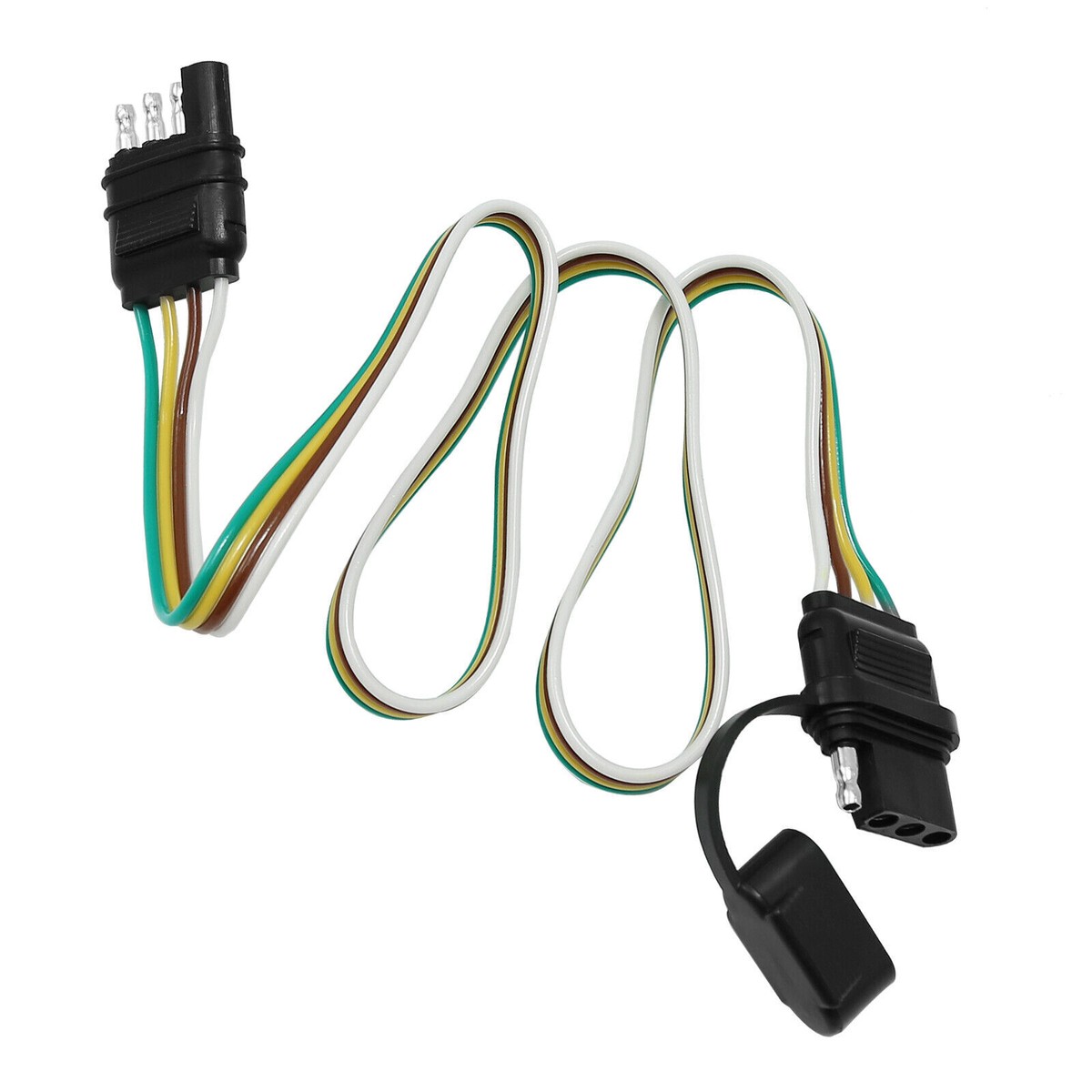 Connettore 4 Pin Rimorchio Source 4 PIN CONNECTOR EXTENSION 18 GAUGE ...