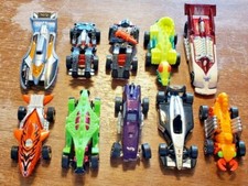 LOT OF 10 HOT WHEELS DIE CAST RACE CARS 1:64 SCALE SET 11