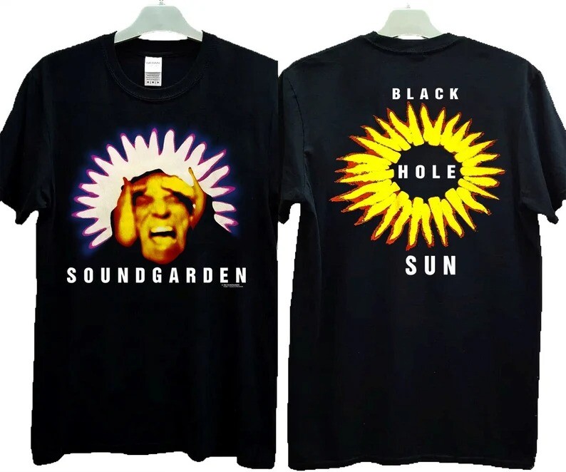 Vtg Soundgarden 1994 Black Hole Sun Superunknown Album Promo T