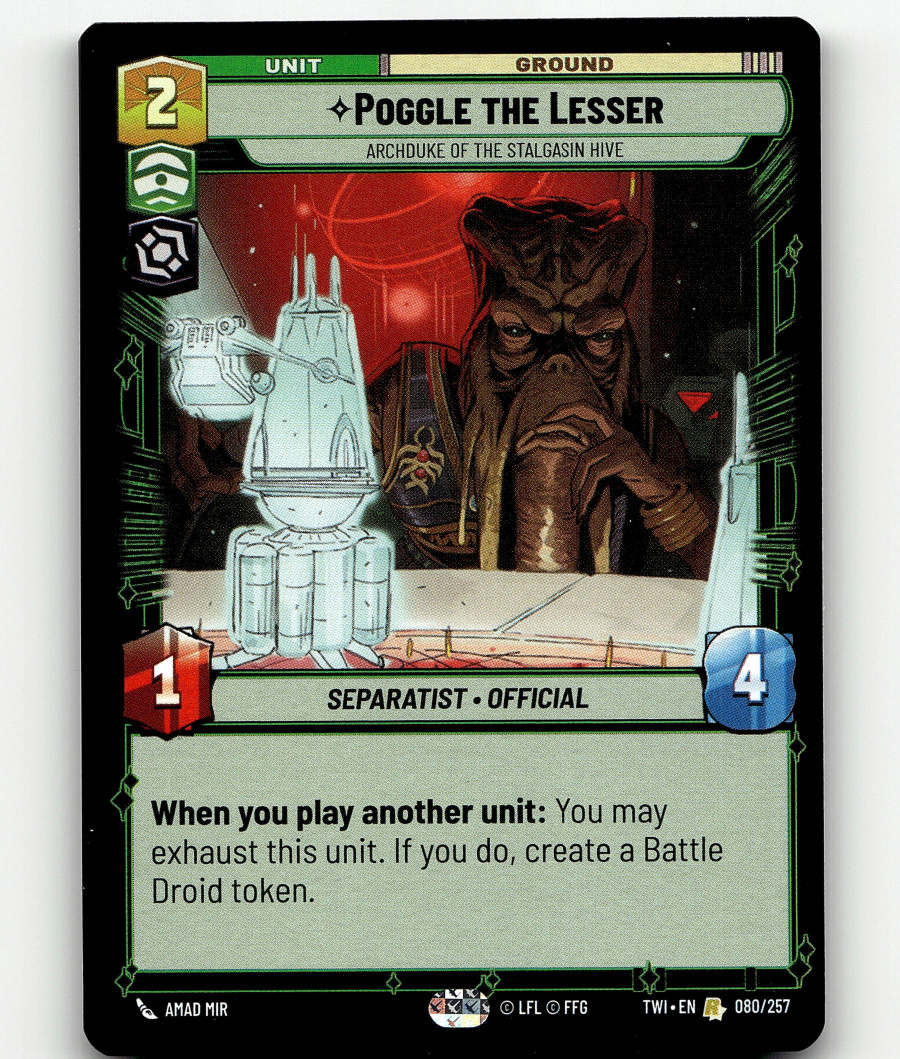 Star Wars Poggle the Lesser - Archduke of the Stalgasin Hive - Twilight of the R