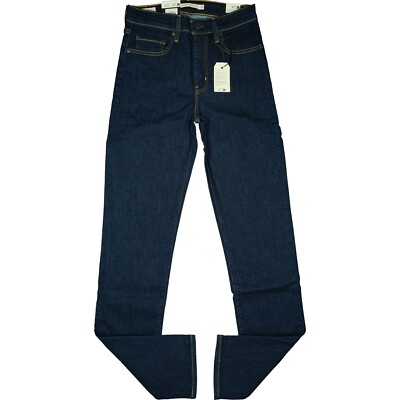 Levis 724 W28 L34 Jeans Trousers Blue Ladies Stretch High Rise Slim Straight 36