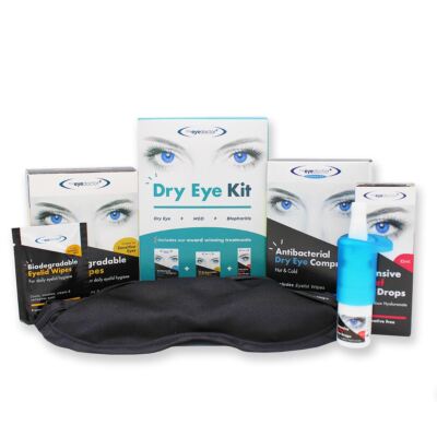 The Eye Doctor Trockenes Auge Starter Kit für trockenes Auge, MGD und Blepharitis (3 Produkte)