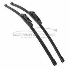 Front Windscreen Wiper Blades Set Audi TT Mk2 Convertible 2006-2015 Exact Fit