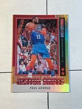 Paul George 2019-20 Panini NBA Hoops Action Shots Foil Insert #9 Clippers